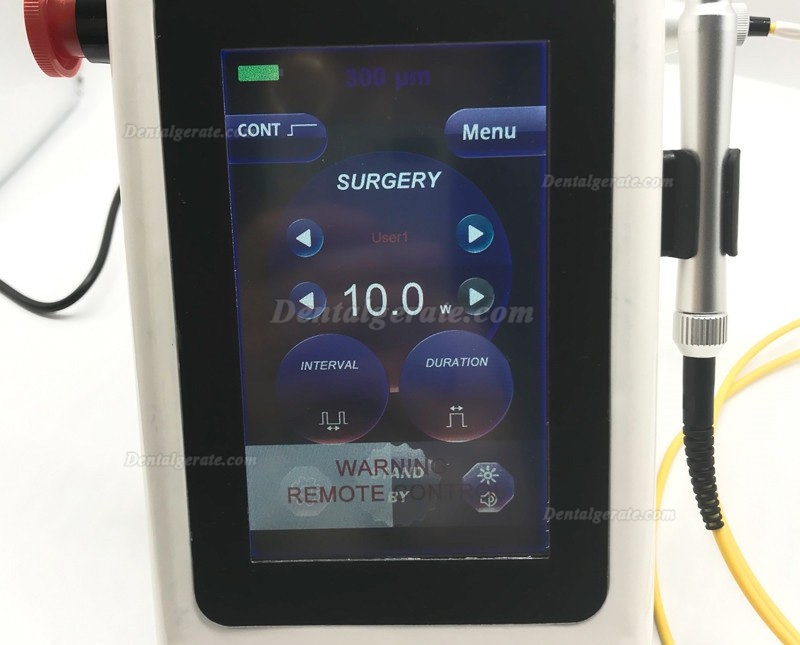 8/10W Dental Laser 980nm Diodenlaser Zahnmedizin f&uuml;r orale Weichteilchirurgie